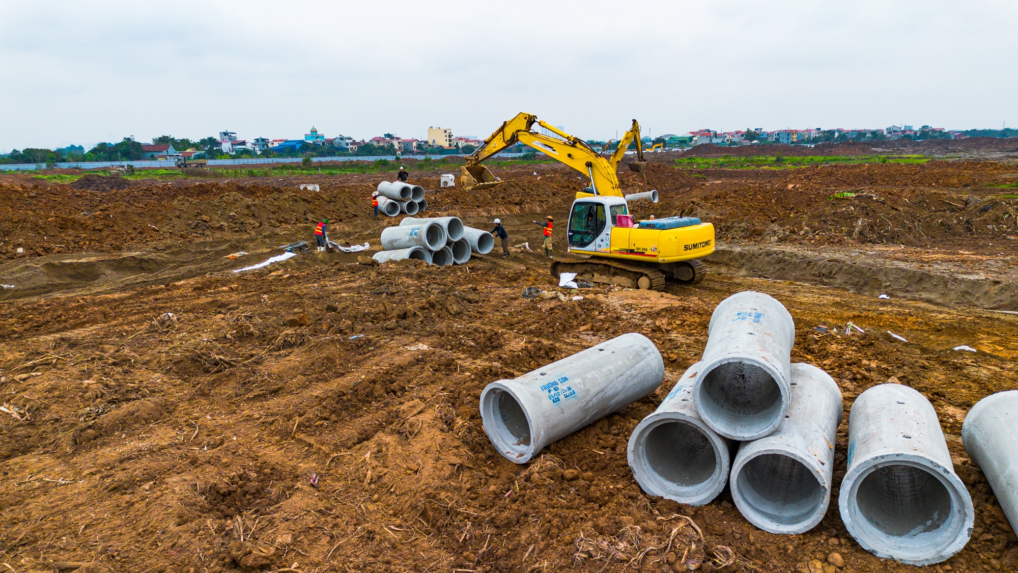Toàn cảnh Vinhomes Đan Phượng: Cơn sốt bất động sản lớn bậc nhất phía Tây Hà Nội 5 tien do xay dung vinhomes wonder city dan phuong 6