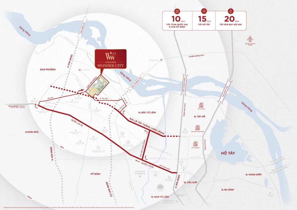 vi tri vinhomes wonder city tai dan phuong