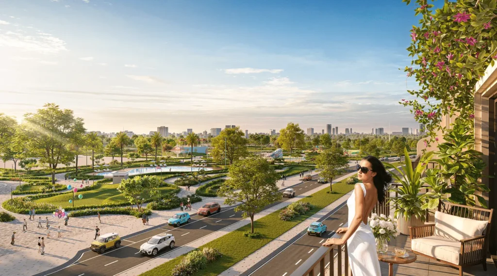 cong vien vinhomes golden city